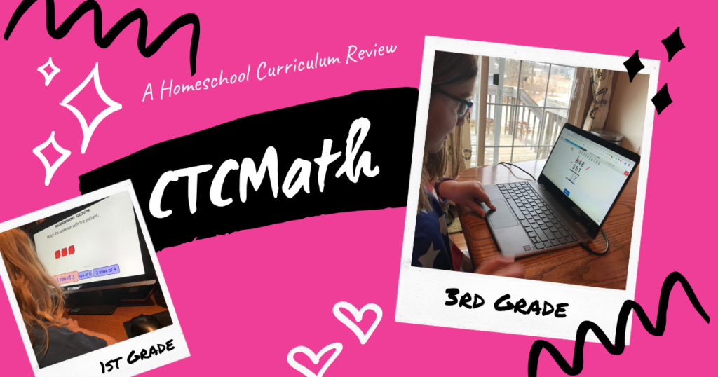 1st and 3rd grade homeschoolers review CTCMath